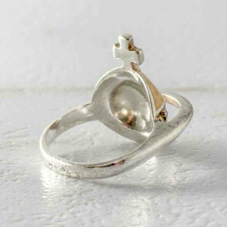 Vivienne Westwood Vivienne Westwood Silver Sphere Ring - dmc Size ONE SIZE - 3 Thumbnail