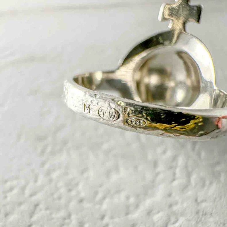 Vivienne Westwood Vivienne Westwood Silver Sphere Ring - dmc Size ONE SIZE - 8 Thumbnail