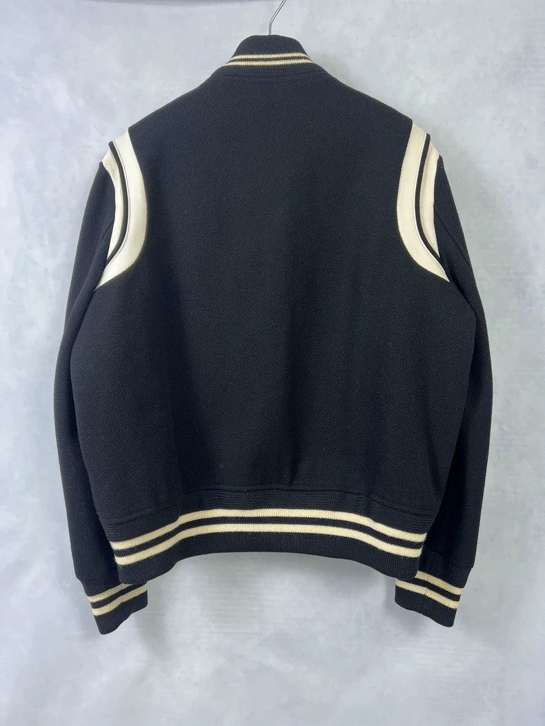 Saint Laurent Paris Saint Laurent 13FW Black White Varsity Jacket - dmc Size US XL / EU 56 / 4 - 2 Thumbnail