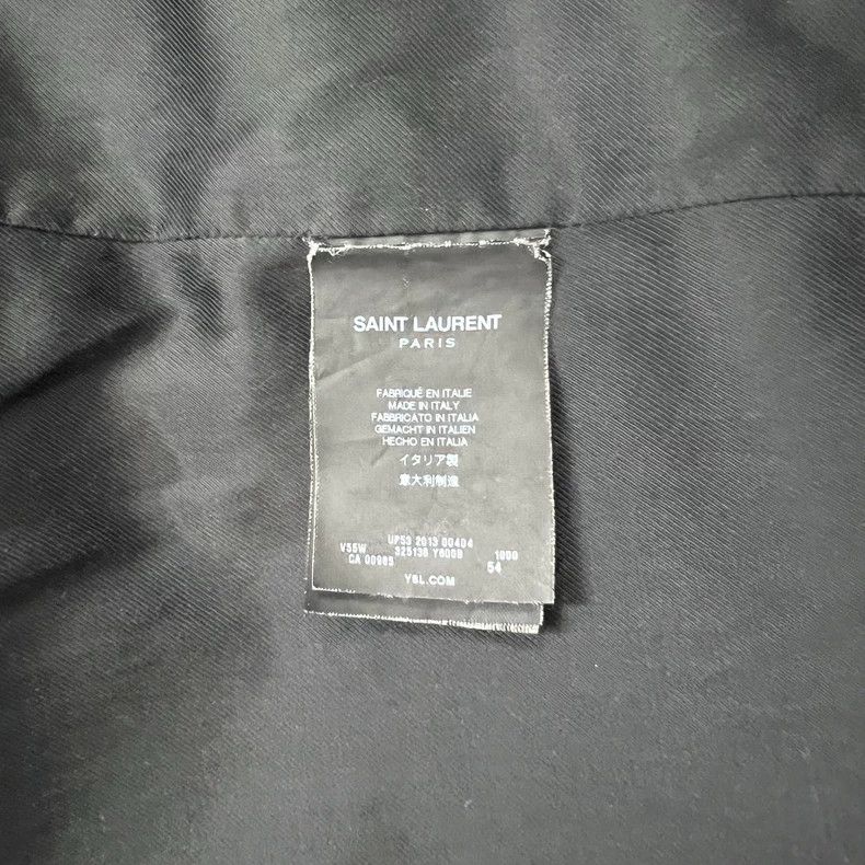 Saint Laurent Paris Saint Laurent 13FW Black White Varsity Jacket - dmc Size US XL / EU 56 / 4 - 7 Thumbnail