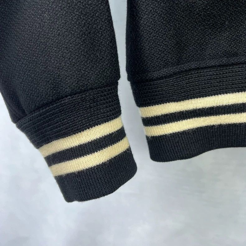 Saint Laurent Paris Saint Laurent 13FW Black White Varsity Jacket - dmc Size US XL / EU 56 / 4 - 5 Thumbnail
