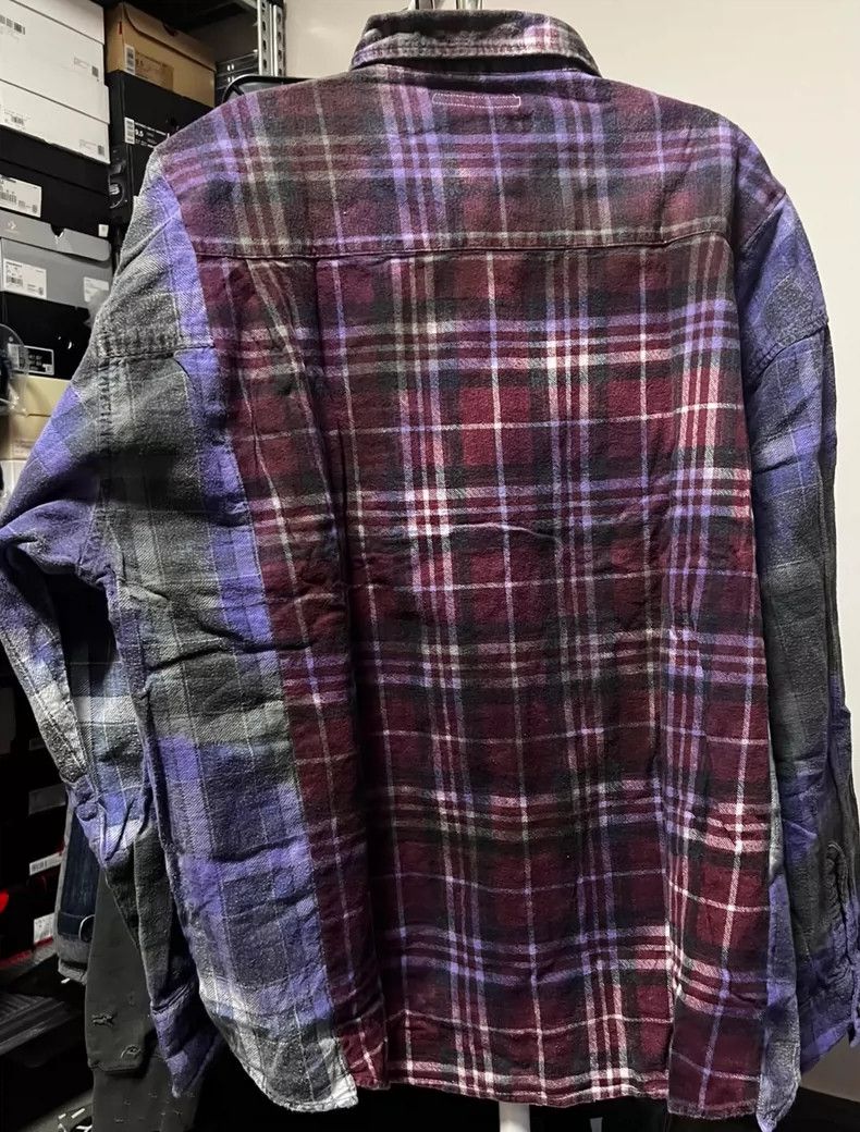 Needles NEEDLES Patchwork Flannel Shirt - dmc Size US M / EU 48-50 / 2 - 2 Thumbnail