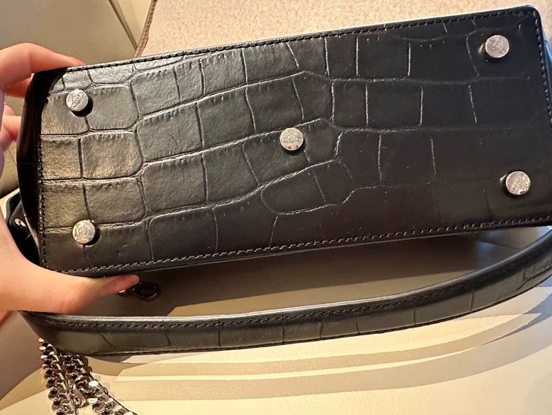Vivienne Westwood Vivienne Westwood Hazel Black Croc Bag - dmc Size ONE SIZE - 6 Thumbnail