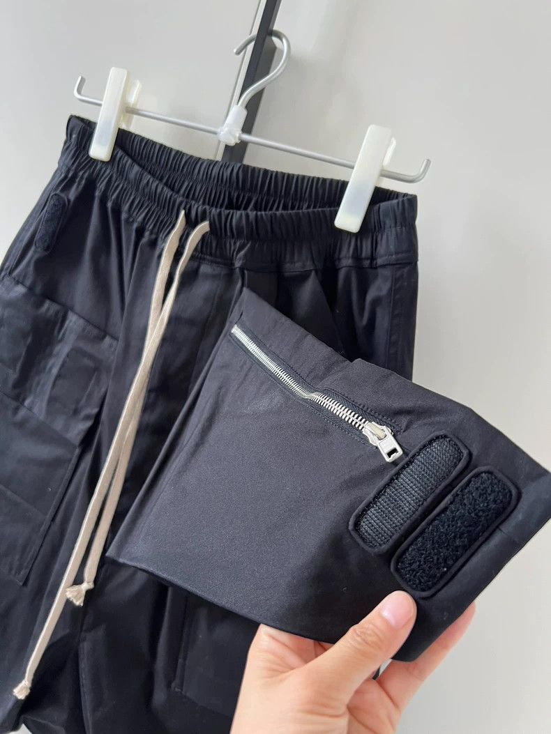 Rick Owens Rick Owens Black Cargo Shorts Deconstructed - dmc Size US 36 / EU 52 - 2 Thumbnail