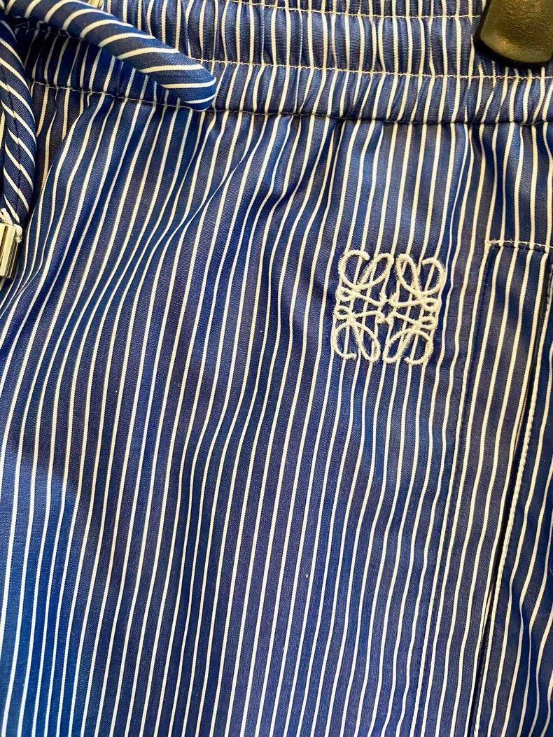 Loewe Loewe Blue White Striped Shorts - dmc Size US 30 / EU 46 - 6 Thumbnail