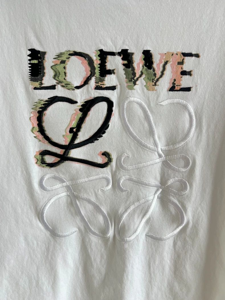 Loewe LOEWE Embroidered Short Sleeve T-Shirt - dmc Size US M / EU 48-50 / 2 - 2 Thumbnail