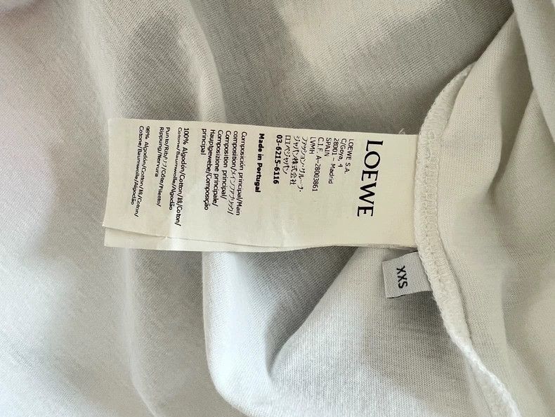 Loewe LOEWE Embroidered Short Sleeve T-Shirt - dmc Size US M / EU 48-50 / 2 - 4 Thumbnail