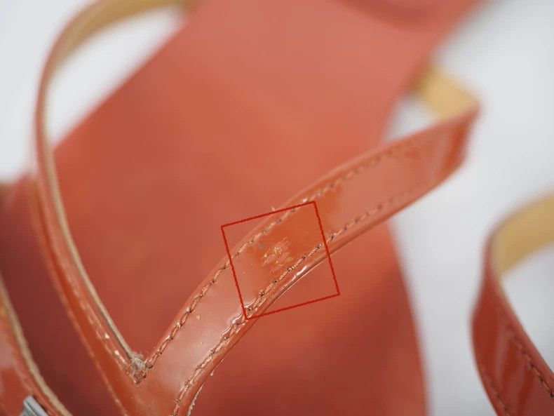 Hermes Hermes Red Leather Flip Flops - dmc Size US 5 / EU 37 - 5 Thumbnail