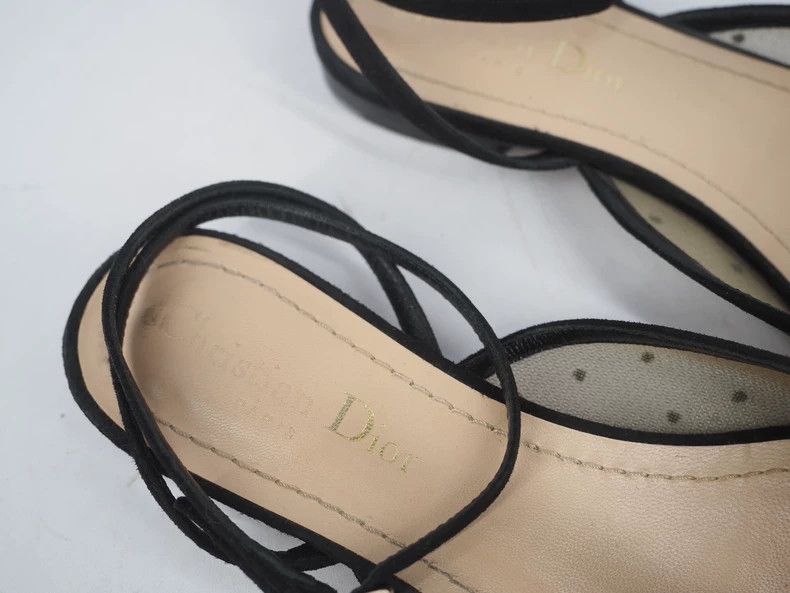 Dior Christian Dior Polka Dot Flat Sandals - dmc Size US 7 / EU 40 - 3 Thumbnail