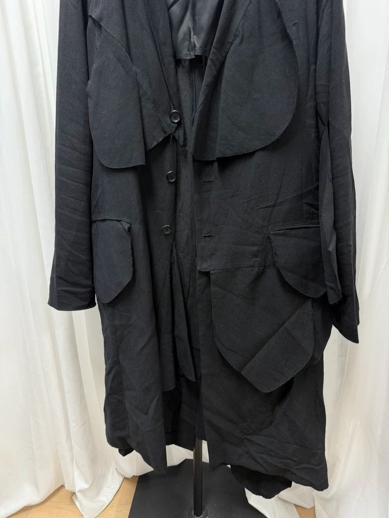 Yohji Yamamoto Yohji Yamamoto Linen Blend Circle Coat - dmc Size US M / EU 48-50 / 2 - 8 Thumbnail