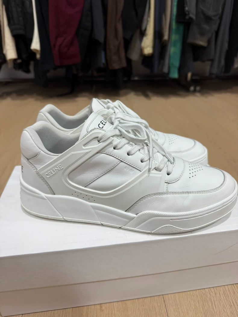 Celine Celine White Low-Top Sneakers Size 43 - dmc Size US 10 / EU 43 - 4 Thumbnail