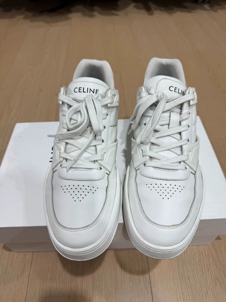 Celine Celine White Low-Top Sneakers Size 43 - dmc Size US 10 / EU 43 - 3 Thumbnail