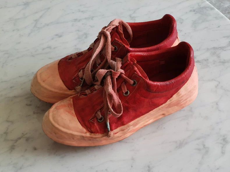 Carol Christian Poell CAROL CHRISTIAN POELL Red Kangaroo Leather Low-Top Shoes - dmc Size US 10 / EU 43 - 6 Thumbnail