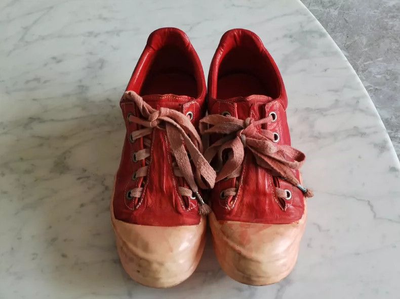 Carol Christian Poell CAROL CHRISTIAN POELL Red Kangaroo Leather Low-Top Shoes - dmc Size US 10 / EU 43 - 4 Thumbnail