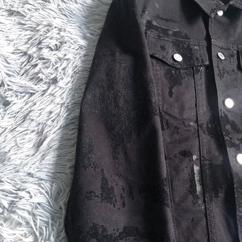 Dior Dior Paint Splatter Distressed Denim Jacket - dmc Size US M / EU 48-50 / 2 - 5 Thumbnail
