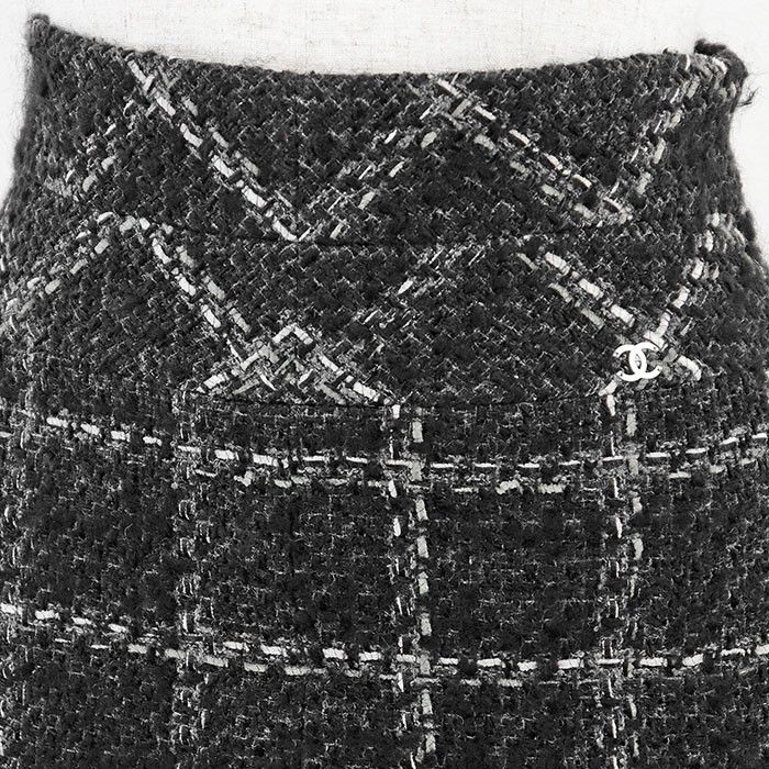 Chanel Chanel Chanel 06A P29549 Wool Tweed Skirt Others Skirts P29549 DUTY FREE for USA Size ONE SIZE - 3 Thumbnail