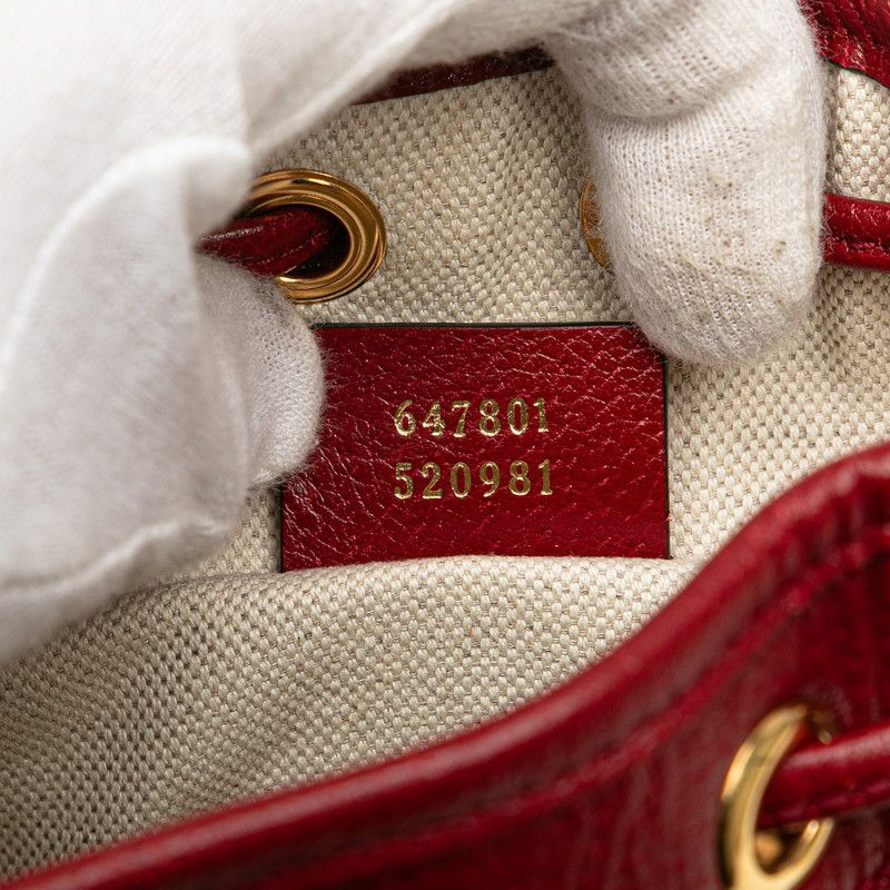 Gucci Gucci Doraemon Micro GG Supreme Shoulder Bag Leather Shoulder Bag 647801 DUTY FREE for USA