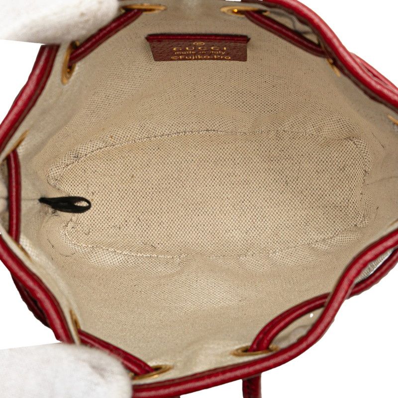 Gucci Gucci Doraemon Micro GG Supreme Shoulder Bag Leather Shoulder Bag 647801 DUTY FREE for USA