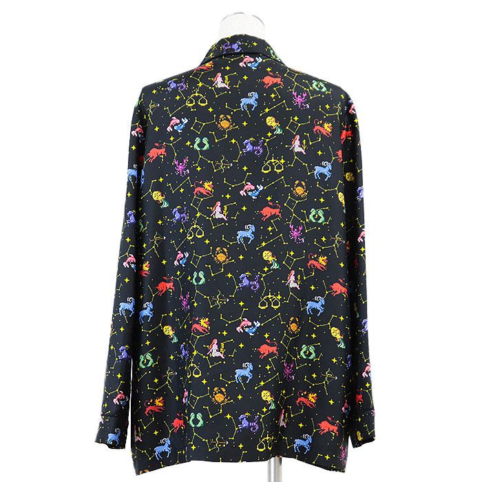 Dior Dior Christian Dior Zodiac Pixel Silk Twill Shirt Others Lounge & Sleepwear DUTY FREE for USA Size ONE SIZE - 6 Thumbnail