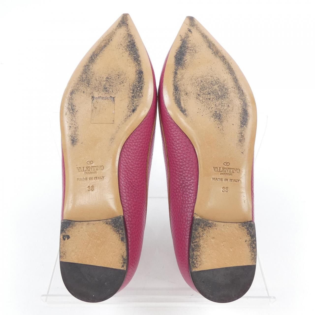 Valentino Valentino Valentino Garavani Flat Shoes Leather Shoes DUTY FREE for USA Size ONE SIZE - 4 Thumbnail