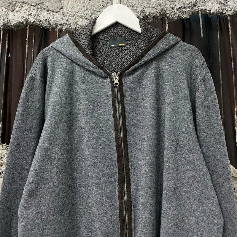 Fendi Fendi Spring Autumn Gray Long Sleeve Jacket 0089 Size US M / EU 48-50 / 2 - 3 Thumbnail