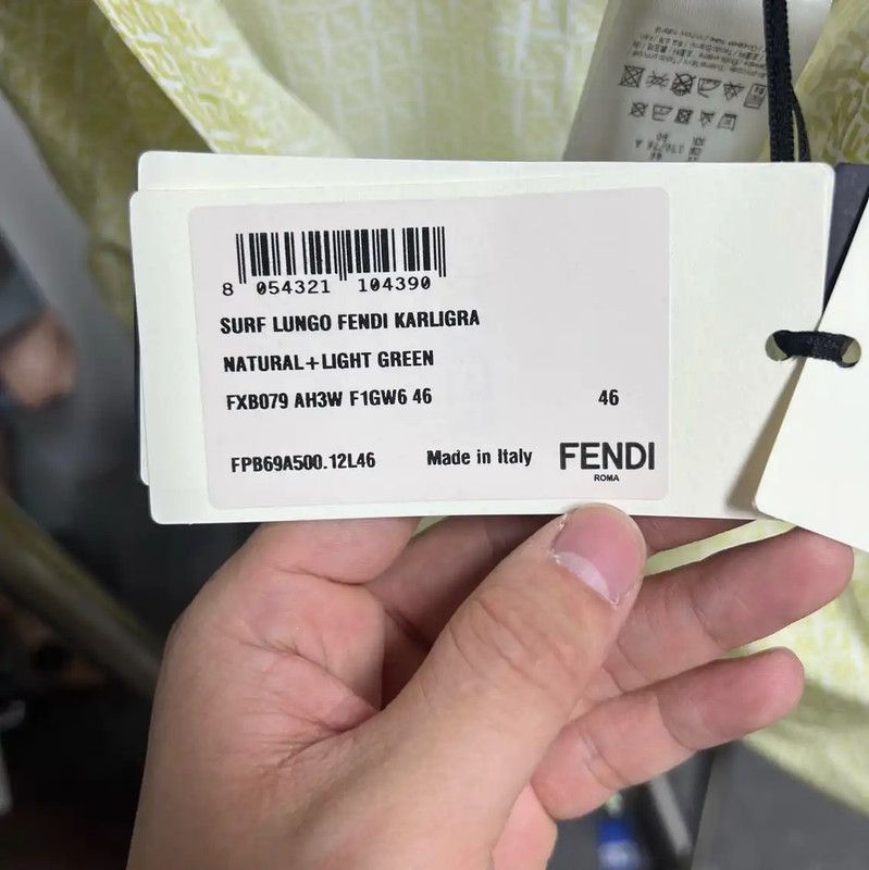 Fendi Fendi Yellow Men's Shorts 0089 Size US 30 / EU 46 - 5 Thumbnail