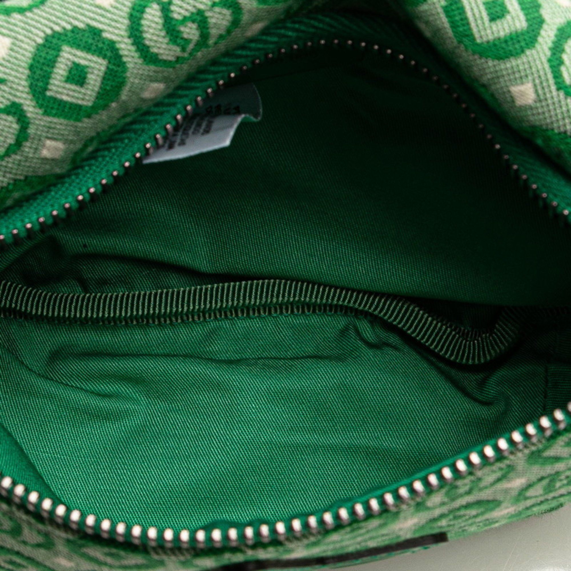 Gucci Gucci Children's GG Logo Star Waist Bag/Body Bag 502095 Green Canvas and Leather Women's GUCCI Size ONE SIZE - 7 Thumbnail