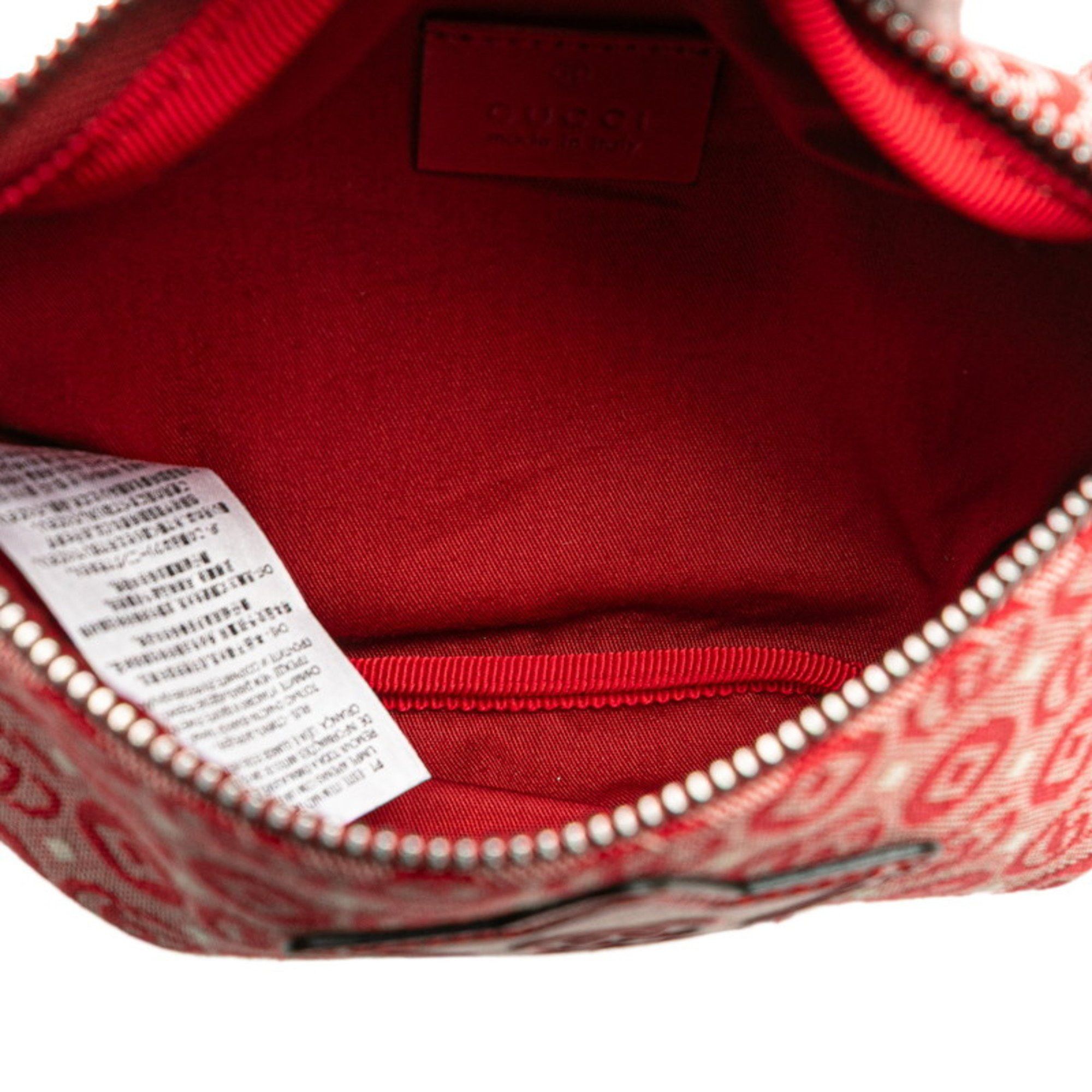 Gucci Gucci Children's GG Logo Star Waist Bag/Body Bag 502095 Red Canvas Leather Women's GUCCI Size ONE SIZE - 7 Thumbnail