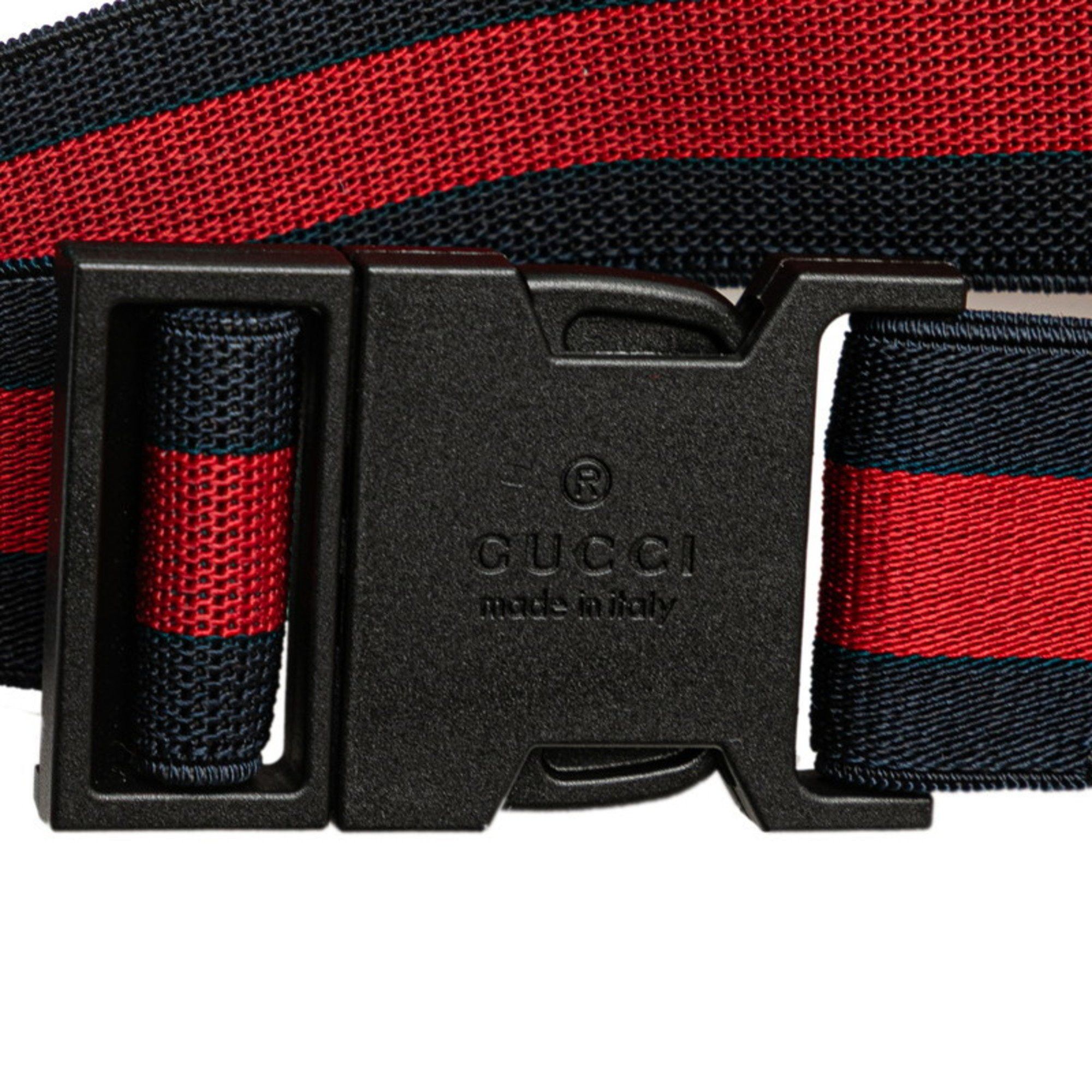 Gucci Gucci Children's GG Logo Star Waist Bag/Body Bag 502095 Red Canvas Leather Women's GUCCI Size ONE SIZE - 5 Thumbnail