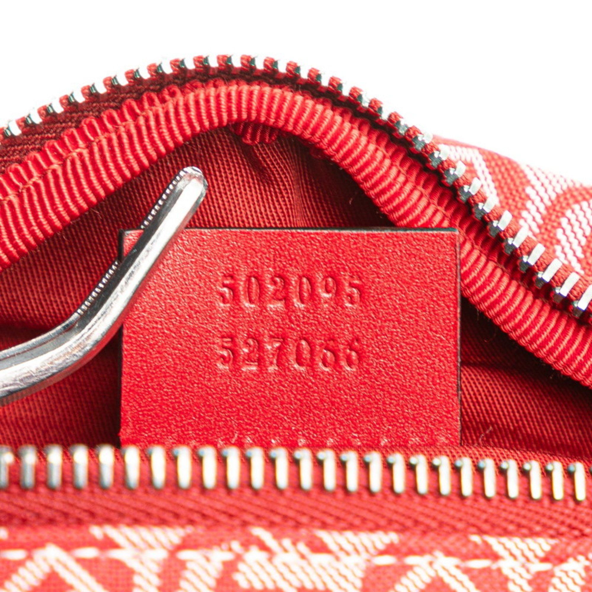 Gucci Gucci Children's GG Logo Star Waist Bag/Body Bag 502095 Red Canvas Leather Women's GUCCI Size ONE SIZE - 9 Thumbnail