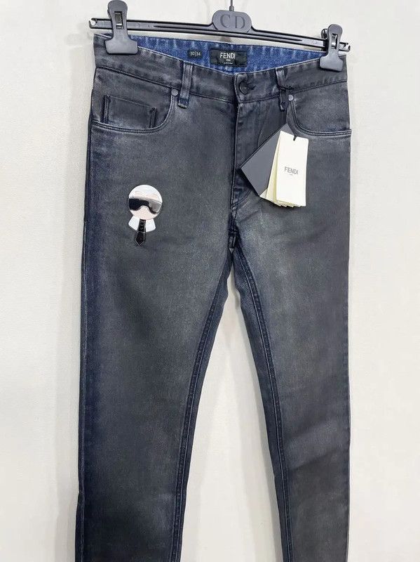 Fendi Fendi Men's Casual Pants in Dark Gray 0089 Size US 30 / EU 46 - 3 Thumbnail