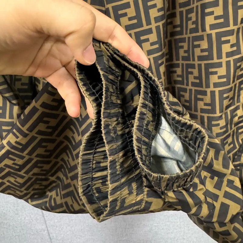 Fendi Fendi Casual Brown Printed Cotton Pants 0089 Size US 30 / EU 46 - 5 Thumbnail