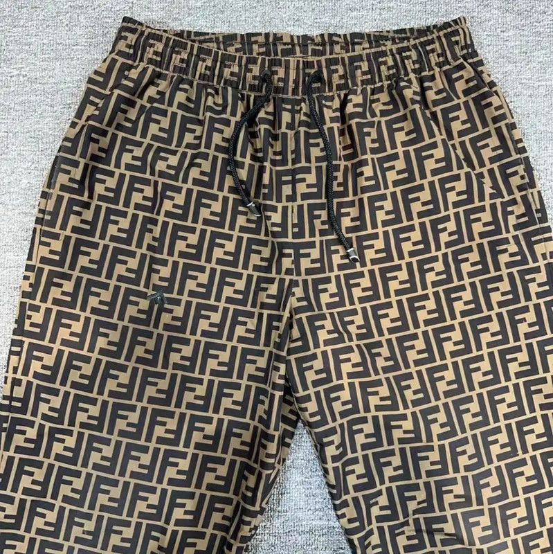 Fendi Fendi Brown Cotton Blend Casual Pants 0089 Size US 30 / EU 46 - 3 Thumbnail