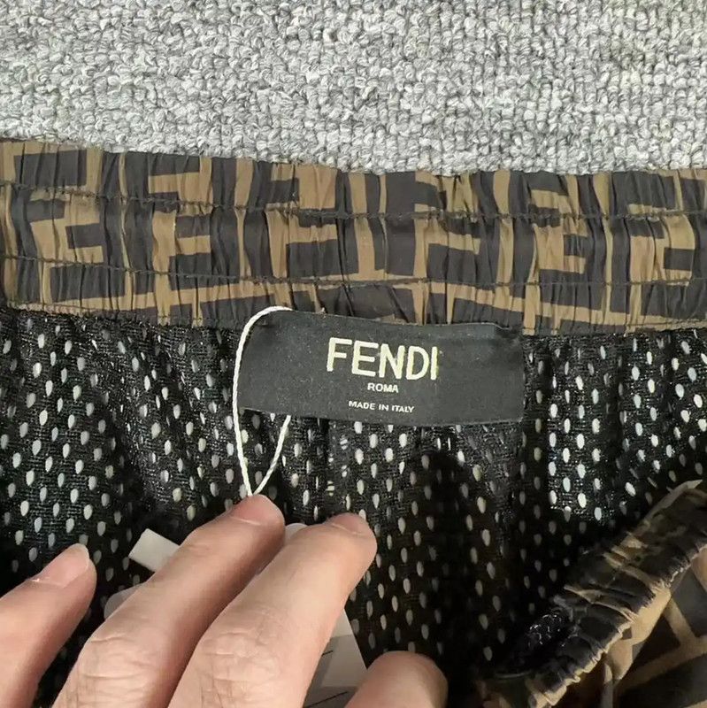 Fendi Fendi Brown Cotton Blend Casual Pants 0089 Size US 30 / EU 46 - 4 Thumbnail