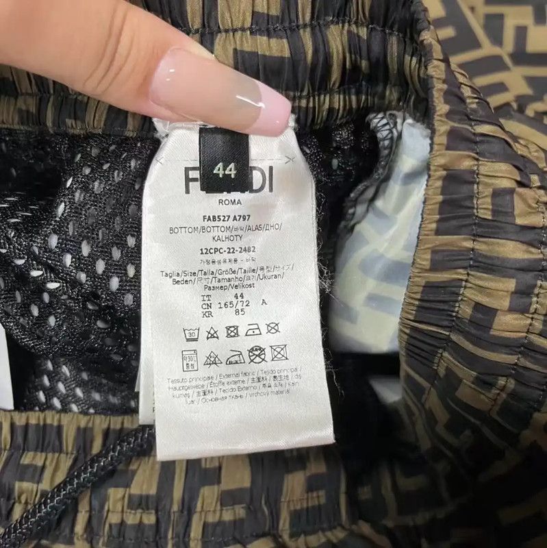 Fendi Fendi Brown Polyester Casual Pants 0089 Size US 34 / EU 50 - 3 Thumbnail