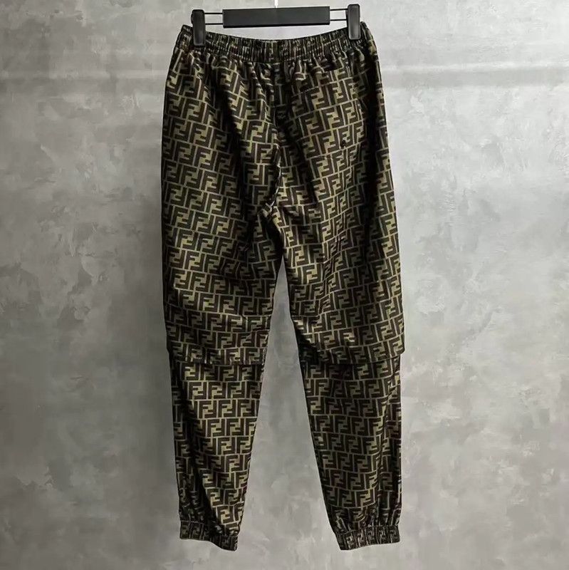 Fendi Fendi Brown Polyester Casual Pants 0089 Size US 34 / EU 50 - 5 Thumbnail