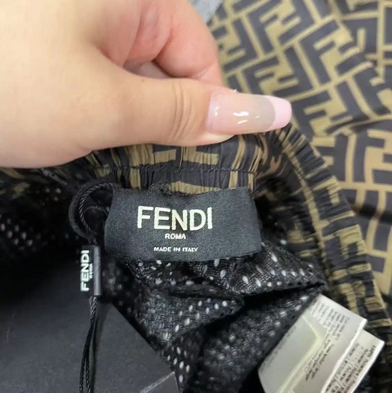 Fendi Fendi Brown Polyester Casual Pants 0089 Size US 34 / EU 50 - 2 Thumbnail