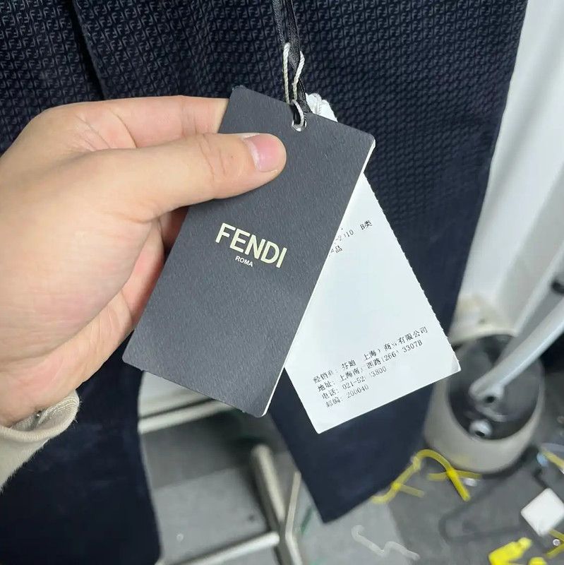 Fendi Fendi Casual Navy Pants for Men 0089 Size US 30 / EU 46 - 4 Thumbnail