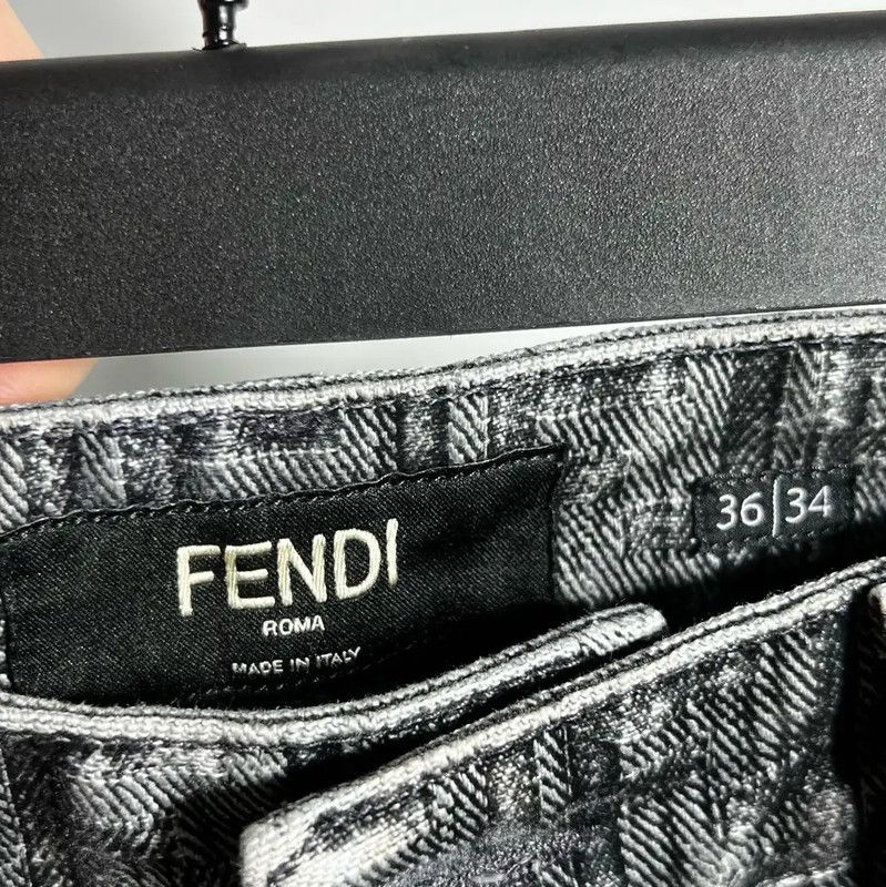 Fendi Fendi Black Casual Pants for Men 0089 Size US 32 / EU 48 - 3 Thumbnail