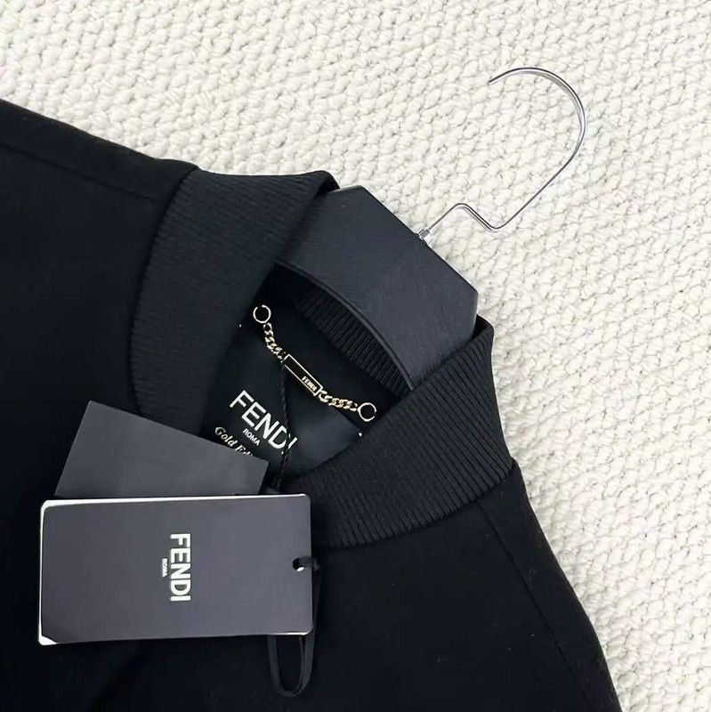 Fendi Fendi Black Wool Blend Short Coat for Men 0089 Size US M / EU 48-50 / 2 - 3 Thumbnail