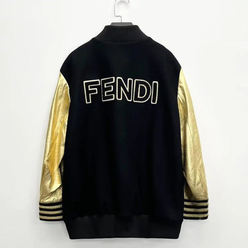 Fendi Fendi Black Wool Blend Short Coat for Men 0089 Size US M / EU 48-50 / 2 - 2 Thumbnail