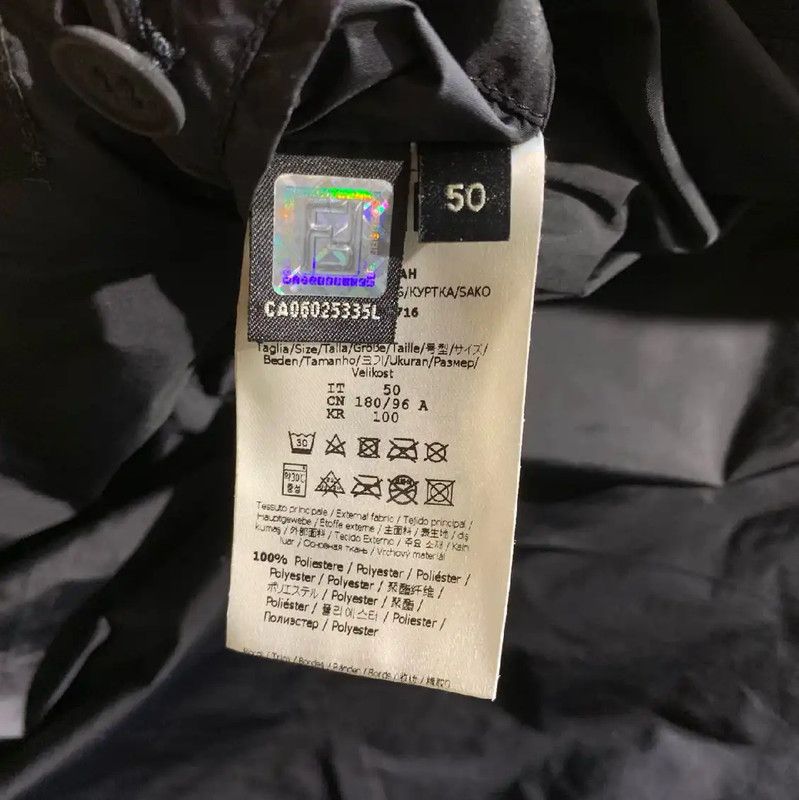 Fendi Fendi Black Men's Outerwear Jacket 0089 Size US L / EU 52-54 / 3 - 7 Thumbnail