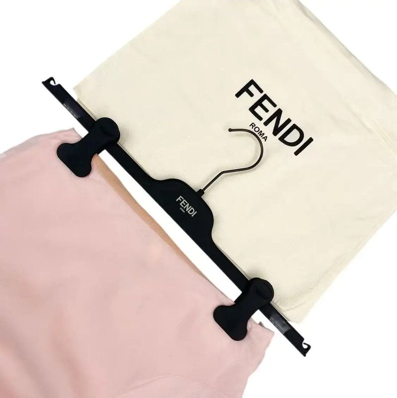 Fendi Fendi Multicolor Silk Midi Skirt for Women 0089 Size 26" / US 2 / IT 38 - 2 Thumbnail