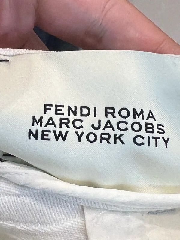 Fendi Fendi White Cotton Women's Jeans 0089 Size 28" / US 6 / IT 42 - 5 Thumbnail