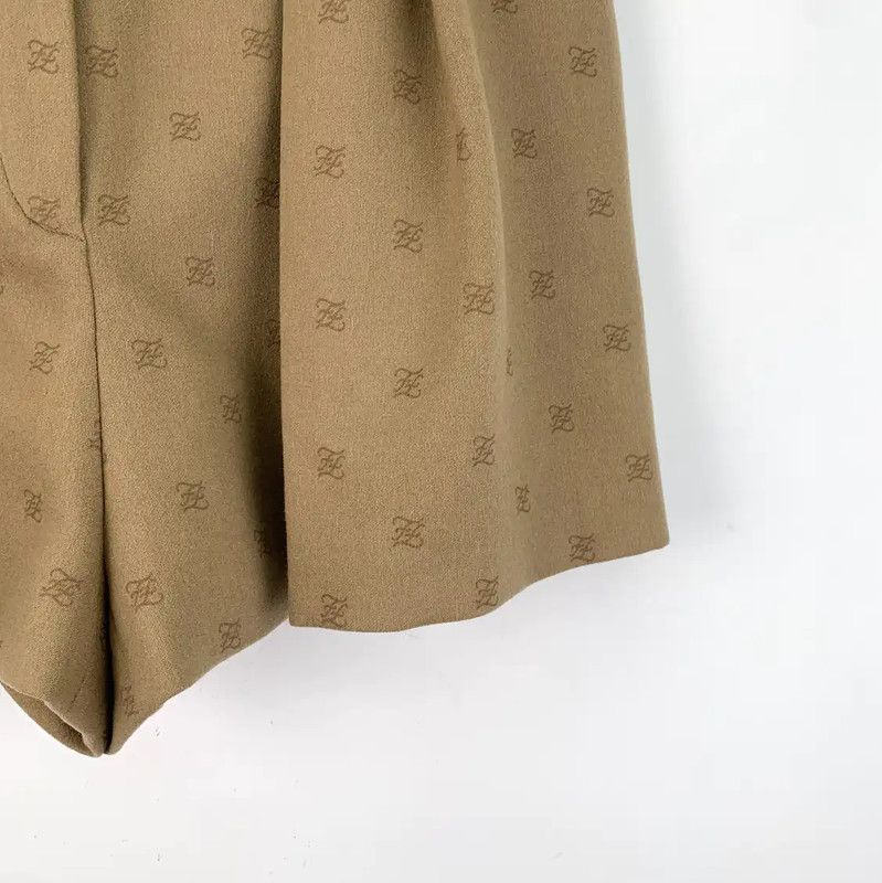 Fendi Fendi Beige Wool Women's Shorts 0089 Size 28" / US 6 / IT 42 - 4 Thumbnail