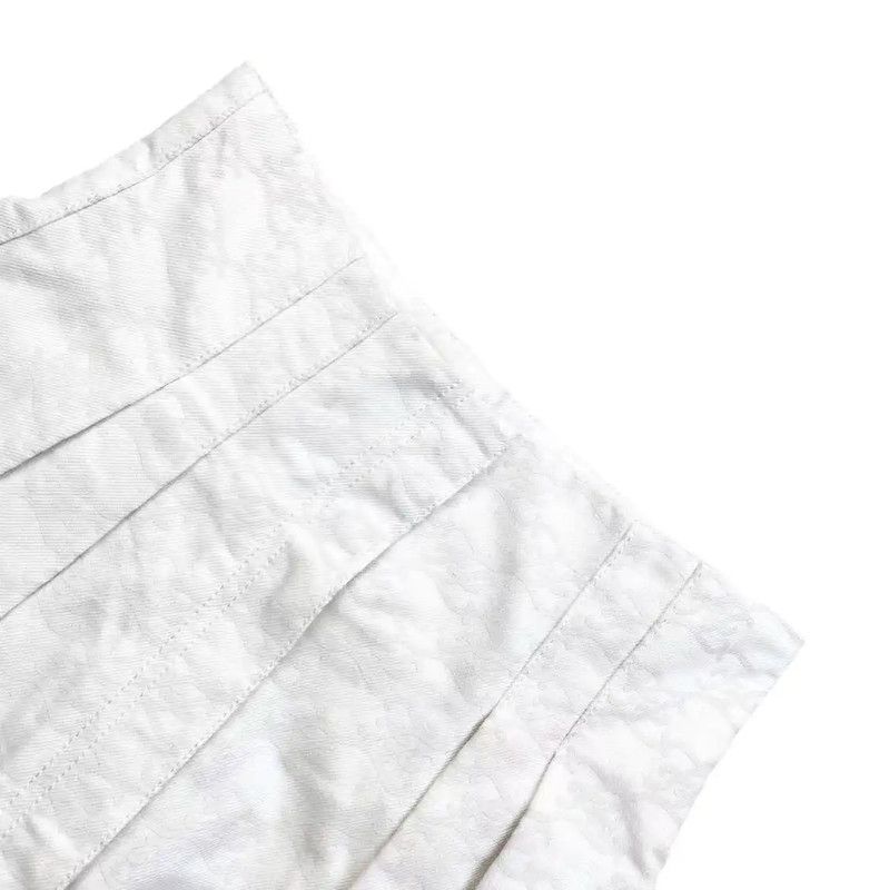 Fendi Fendi White Cotton Women's Shorts 0089 Size 28" / US 6 / IT 42 - 3 Thumbnail