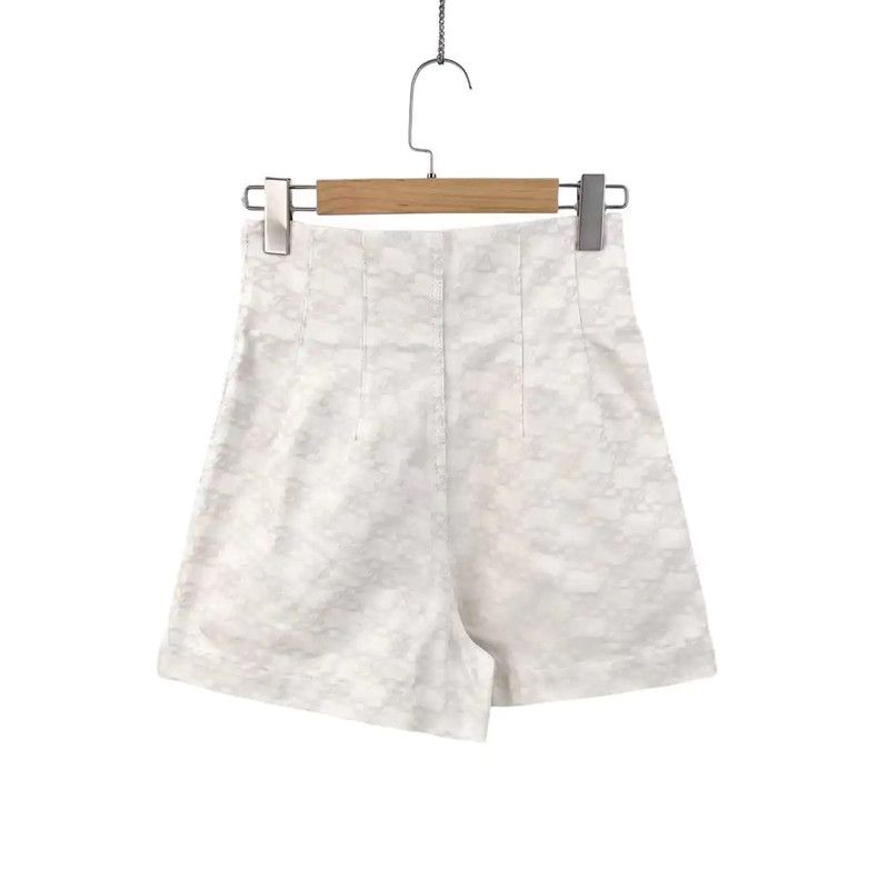 Fendi Fendi White Cotton Women's Shorts 0089 Size 28" / US 6 / IT 42 - 2 Thumbnail