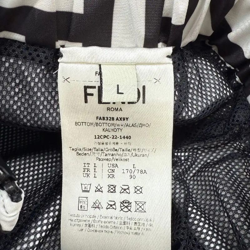 Fendi Fendi Floral Print Polyester Casual Pants 0089 Size 30" / US 8 / IT 44 - 7 Thumbnail