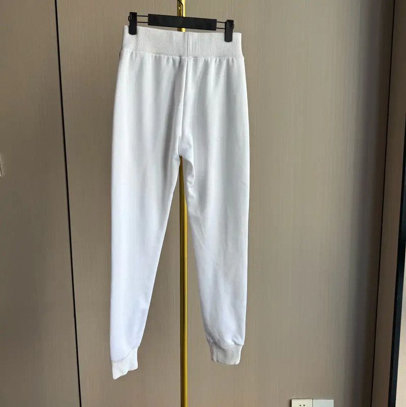 Fendi Fendi White Cotton Casual Women's Pants 0089 Size 28" / US 6 / IT 42 - 2 Thumbnail