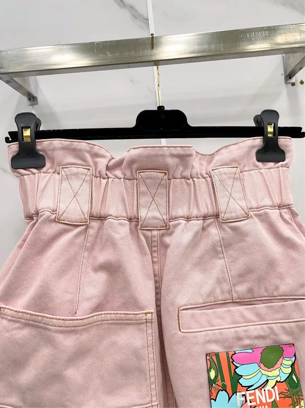 Fendi Fendi Pink Cotton Women's Skirt 0089 Size 23" - 7 Thumbnail